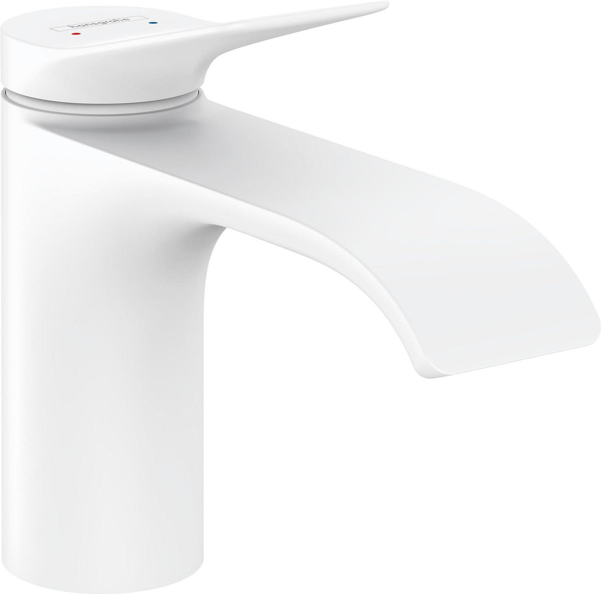 HANSGROHE Vivenis Einhebel-Waschtischmischer 80 mm mit Zugstangen-Ablaufgarnitur – WaterfallStream, chrom