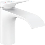 HANSGROHE Vivenis Einhebel-Waschtischmischer 80 mm mit Zugstangen-Ablaufgarnitur – WaterfallStream, chrom