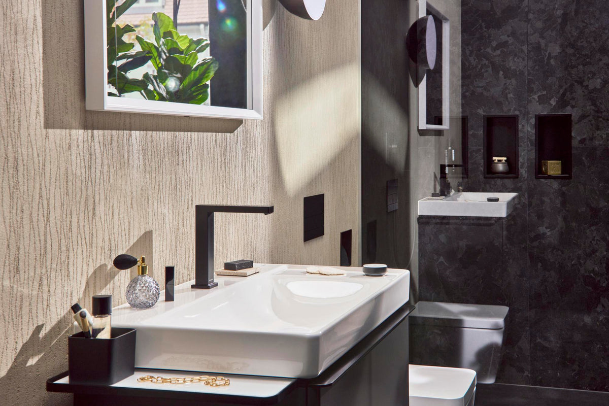 HANSGROHE Xelu Q Waschtischunterschrank 780 mm weiß hochglanz mit 2 Schubkästen