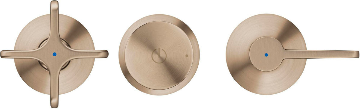 AXOR ONE 3-Loch-Waschtischarmatur 170 mit Push-Open Ablaufgarnitur Chrom