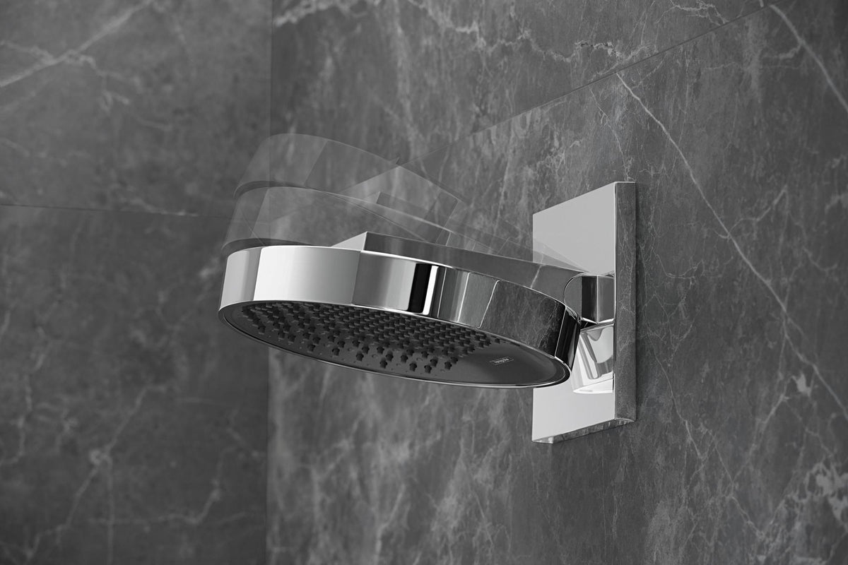 HANSGROHE Rainfinity 250 Kopfbrause 1jet Wandmontage chrom – PowderRain Strahl