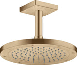 AXOR Kopfbrause 245 1 Jet EcoSmart Chrom – Rain-Duschkopf für Wand- und Deckenmontage