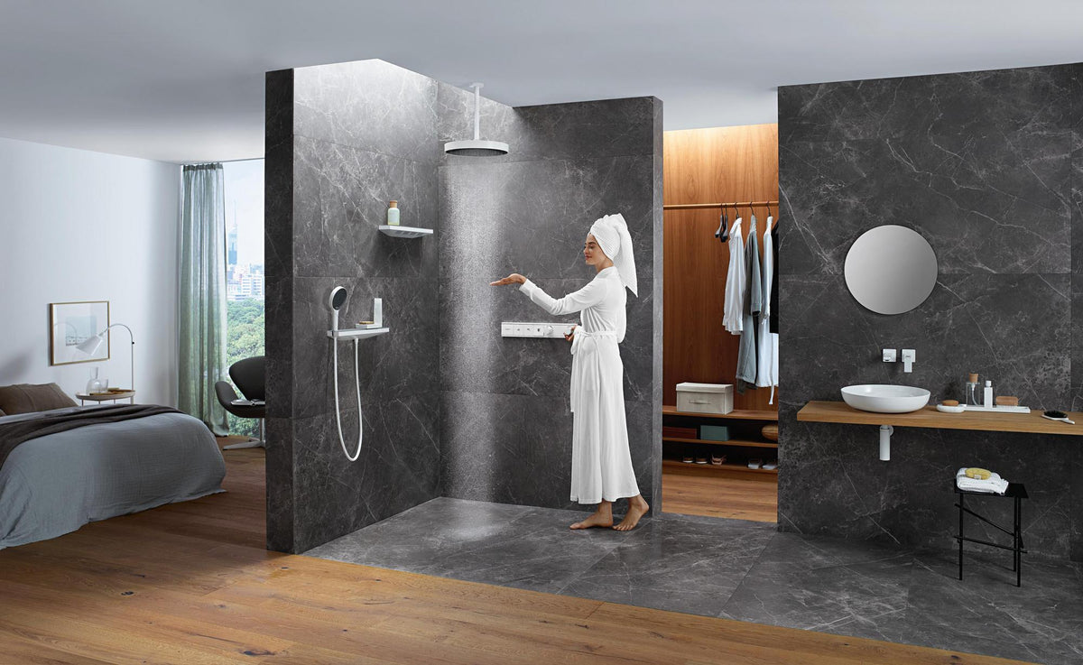 HANSGROHE Rainfinity 360 Kopfbrause 1jet Deckenmontage Chrom – PowderRain