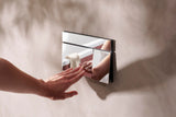 Hansgrohe iFrame Element E Betätigungsplatte mit 2-Mengen-Spülung, Metall, gebürstet