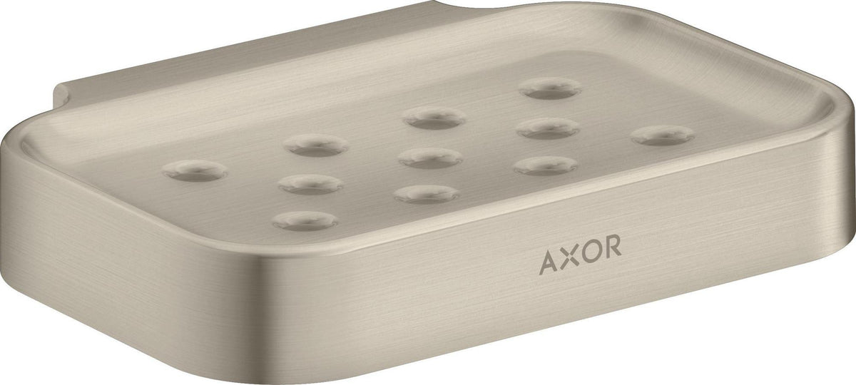 AXOR Universal Circular Seifenschale mattweiß – Wandmontage mit verdeckter Befestigung