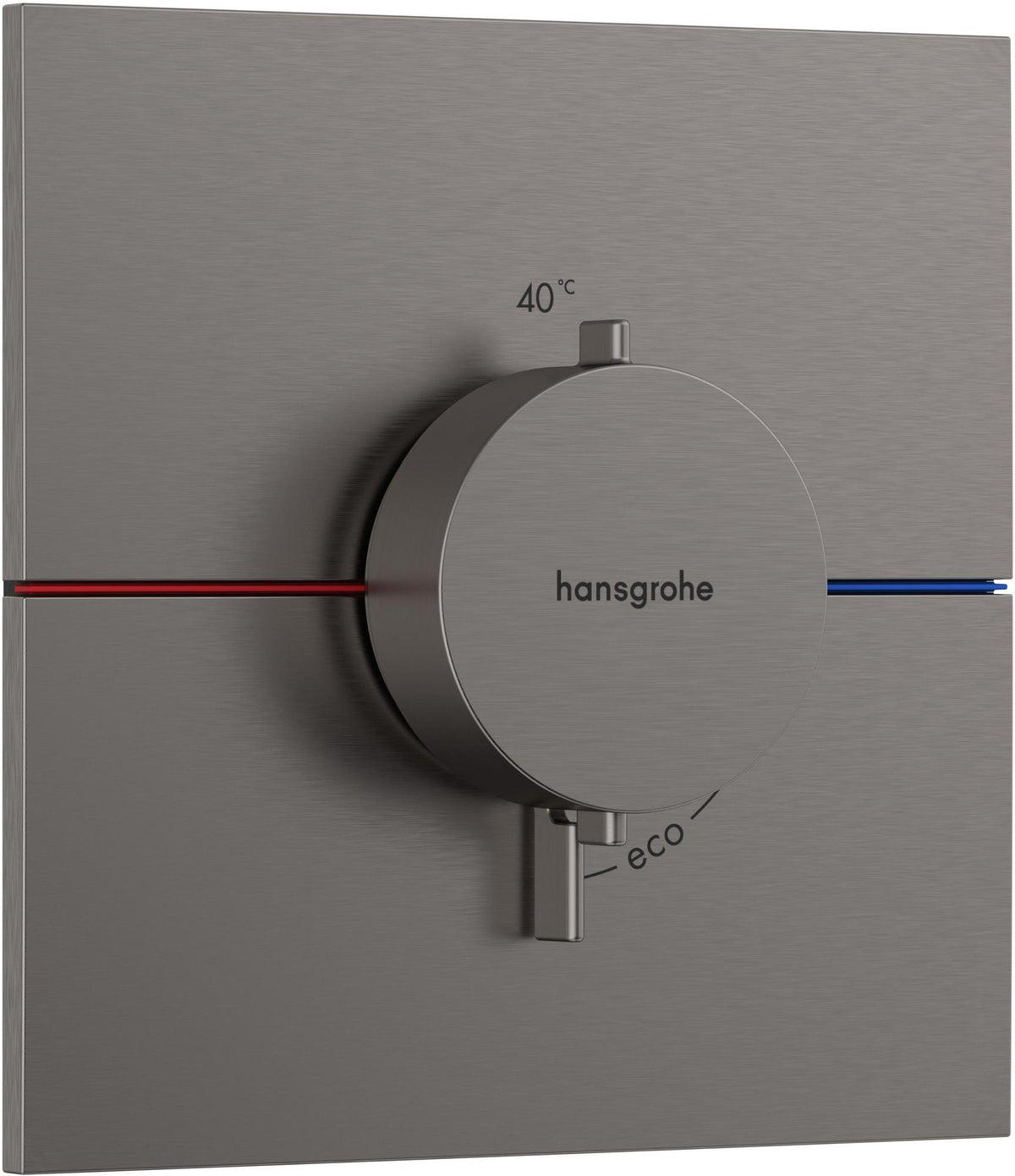 HANSGROHE ShowerSelect Comfort E Thermostat Fertigmontageset – Chrom, 1 Verbraucher, thermische Desinfektion