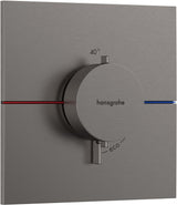 HANSGROHE ShowerSelect Comfort E Thermostat Fertigmontageset – Chrom, 1 Verbraucher, thermische Desinfektion