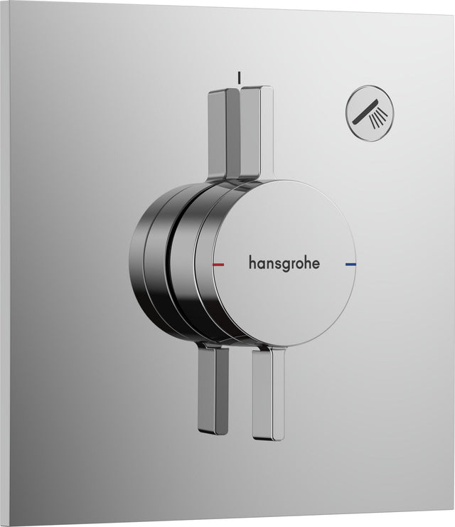 HANSGROHE DuoTurn E Unterputz-Mischer 1 Verbraucher chrom – Thermostatische Temperaturregelung