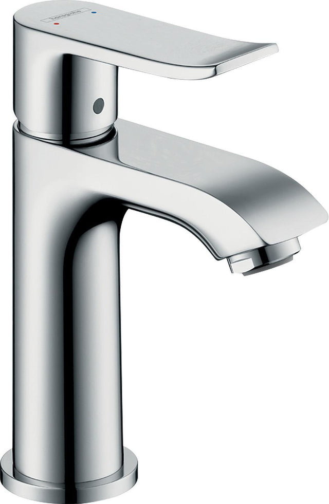 HANSGROHE Metris Einhebel-Waschtischmischer ComfortZone 100 mm mit Zugstangen-Ablaufgarnitur chrom