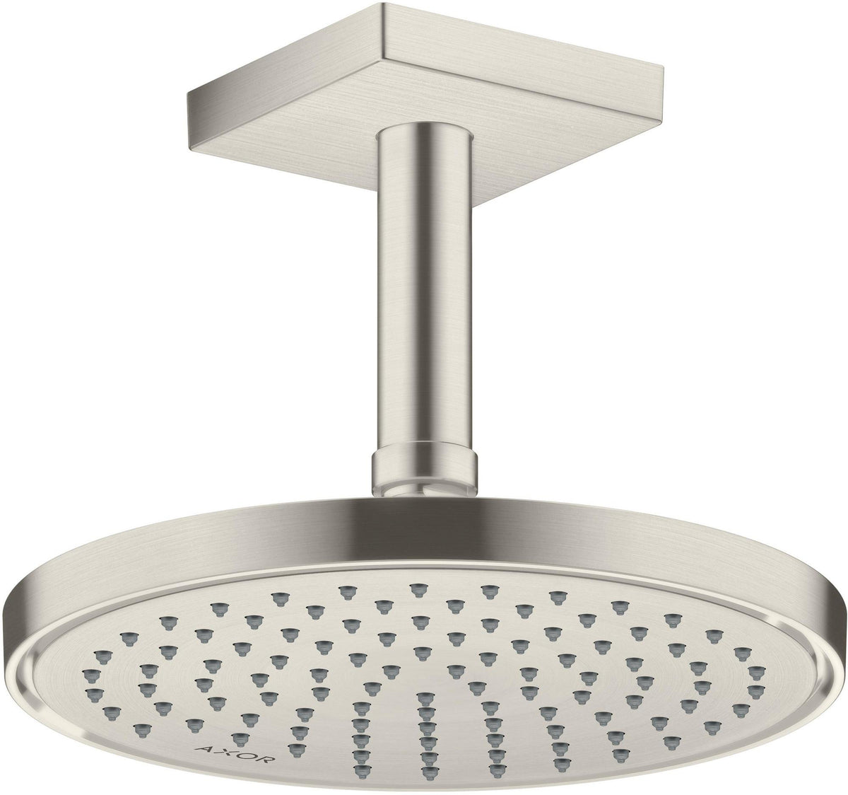 AXOR Kopfbrause 220 1jet EcoSmart Chrom – 220 mm Rain-Duschkopf für Wand- und Deckenmontage