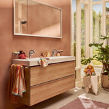 HANSGROHE Tecturis S Fine ComfortZone 110 Einhebel-Waschtischmischer mit Push-Open Ablaufgarnitur, chrom