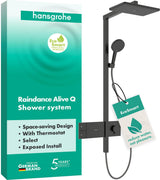 HANSGROHE Raindance Alive Q 210/340 Duschsystem 1jet EcoSmart mit ShowerSelect Comfort Thermostat