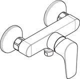 HANSGROHE Talis E Einhandhebelmischer Brause DN15 – Chrom, mit Temperaturbegrenzung