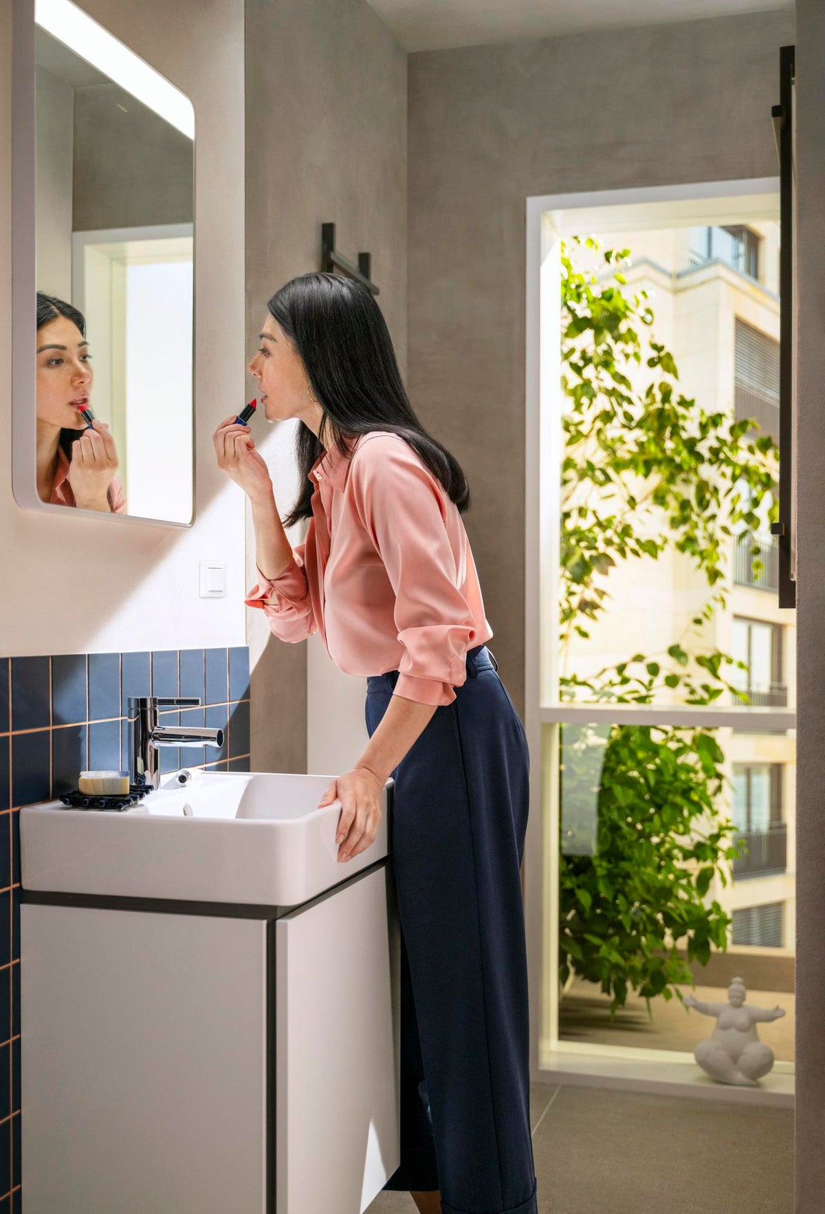 Hansgrohe Zesis S Einhebel-Waschtischmischer 70 mm mit Zugstangen-Ablaufgarnitur, chrom
