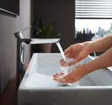 HANSGROHE Talis E Einhebel-Waschtischmischer 240 mit Zugstangen-Ablaufgarnitur, chrom