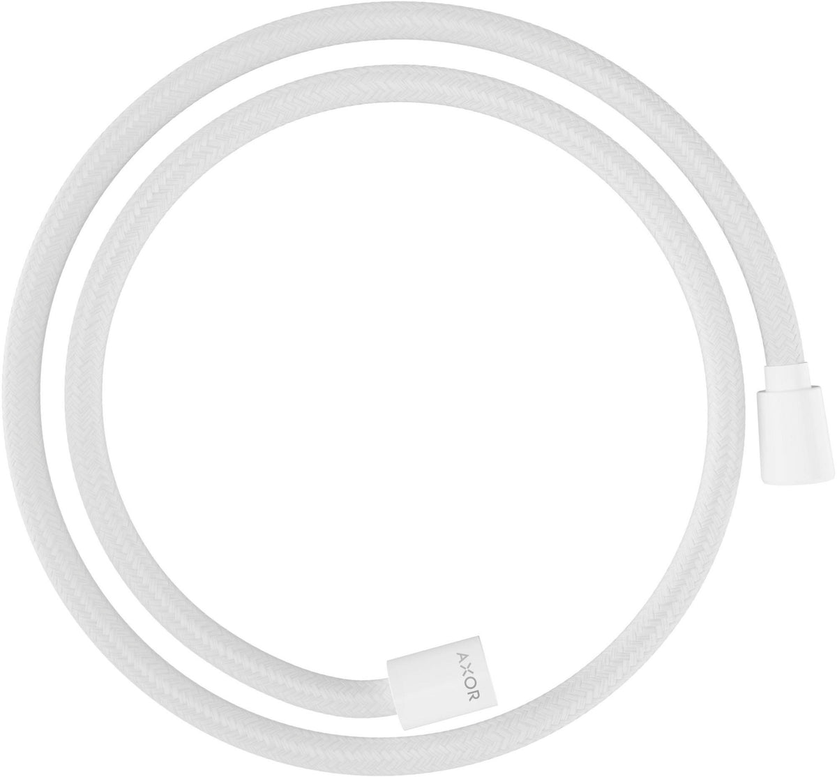 AXOR ShowerSolutions Textilbrauseschlauch 125 cm Chrom – recyceltes PET, drehwirbel- und knickgeschützt