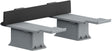 AXOR Universal Adapterset mattschwarz – Montage von Accessoires auf Reling