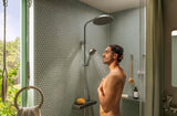 HANSGROHE Handbrause Activera Select S 95 2jet EcoSmart Chrom – 2 Strahlarten, Select-Taste, QuickClean+