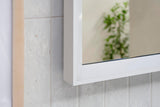 HANSGROHE Xarita E Wandspiegel 500x700 mm, LED, SmartTouch, AntiFog, mattweiß
