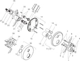 AXOR MONTREUX Unterputz-Thermostat mit Abstellventil, Chrom – 1 Verbraucher