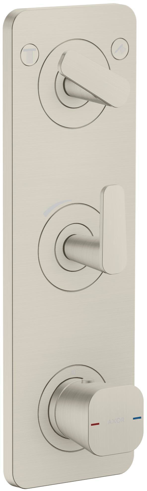 AXOR Citterio C Fertigmontageset Thermostatmodul Unterputz für 2 Verbraucher Chrom