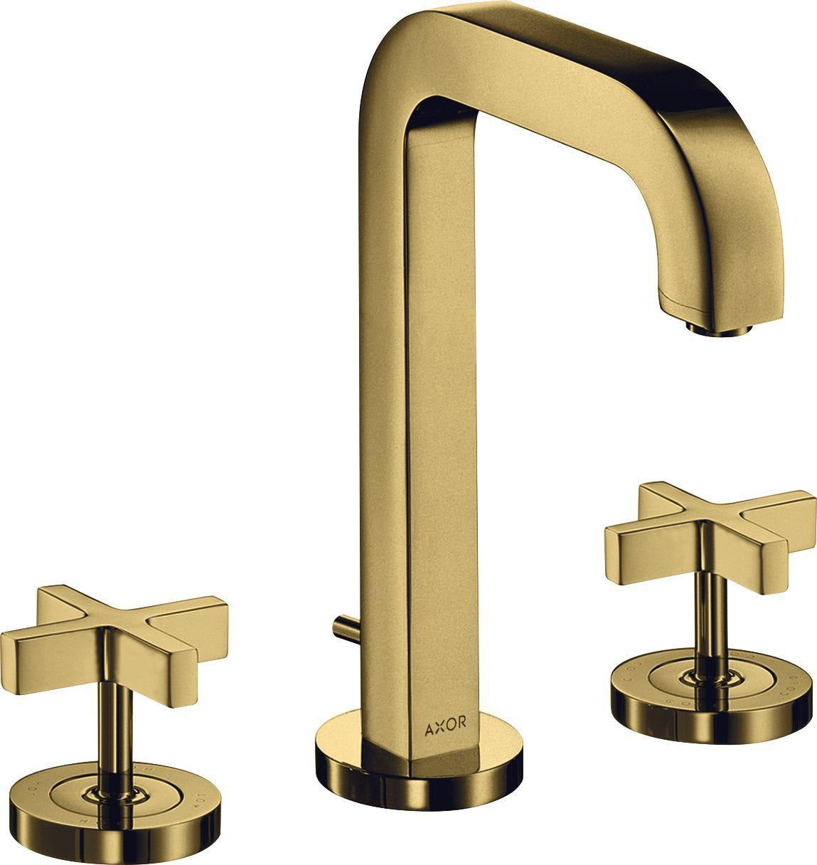 AXOR CITTERIO 3-Loch-Waschtischarmatur 170 mm Kreuzgriff Chrom von HANSGROHE