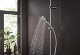 HANSGROHE Handbrause Croma Select E Multi – 3 Strahlarten, Select-Taste, weiß/chrom