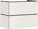 HANSGROHE Xilesa E Waschtischunterschrank 780 mm mit 2 Schubkästen und PushOpen – Wandmontage