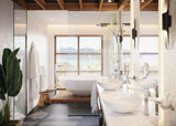 HANSGROHE Metropol Einhebel-Wannenmischer bodenstehend DN15 Chrom mit Stabhandbrause