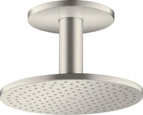 AXOR Kopfbrause 250 2jet Deckenmontage Chrom – PowderRain & Intense PowderRain