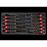 KING TONY Profi-Werkzeuge - Ummantelte Körner- und Splinttreiber-Set-Modul - 11  tlg. 91011GP