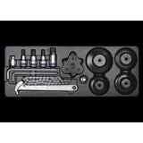 KING TONY Profi-Werkzeuge - 1/2" 6-Kant Steckschlüssel- und Ölfilterschlüssel-Set -13 tlg. 990113MA