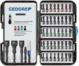 GEDORE Bitsortiment 666-045 45-teilig mit Torsionszone und Farbcodierung