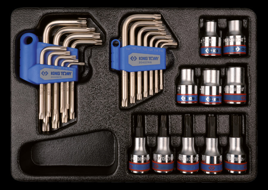 KING TONY Profi-Werkzeuge - Winkelschraubendreher - 26 tlg. 991026PR