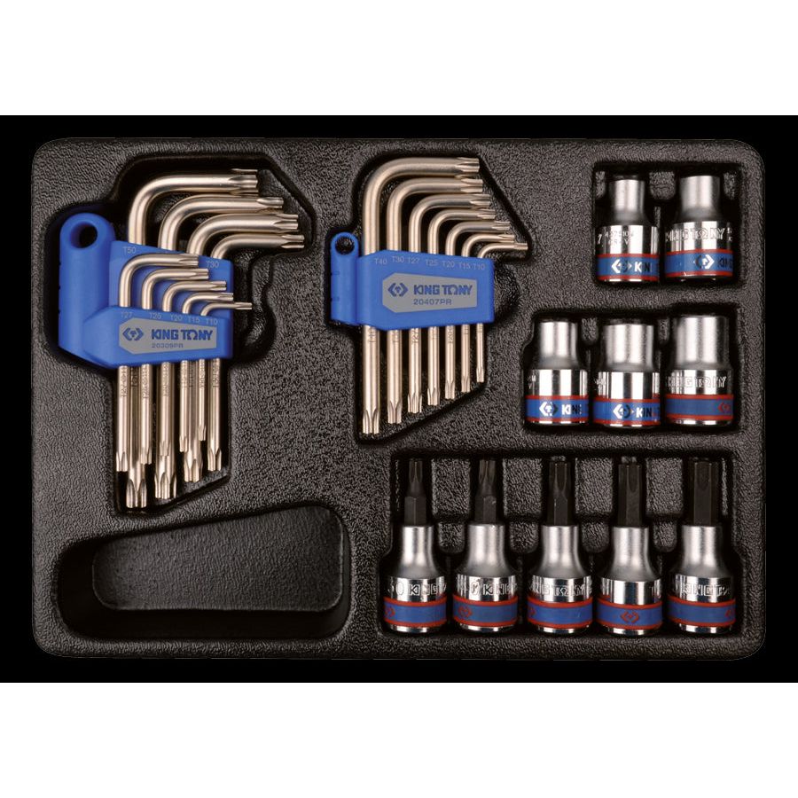 KING TONY Profi-Werkzeuge - Winkelschraubendreher - 26 tlg. 991026PR
