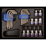 KING TONY Profi-Werkzeuge - Winkelschraubendreher - 26 tlg. 991026PR