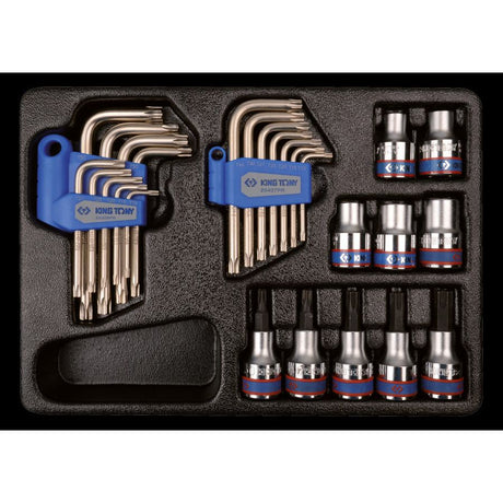 KING TONY Profi-Werkzeuge - Winkelschraubendreher - 26 tlg. 991026PR