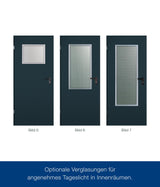 HÖRMANN ZK Mehrzwecktür Stahlblech 875x2000 mm DIN links RAL9010