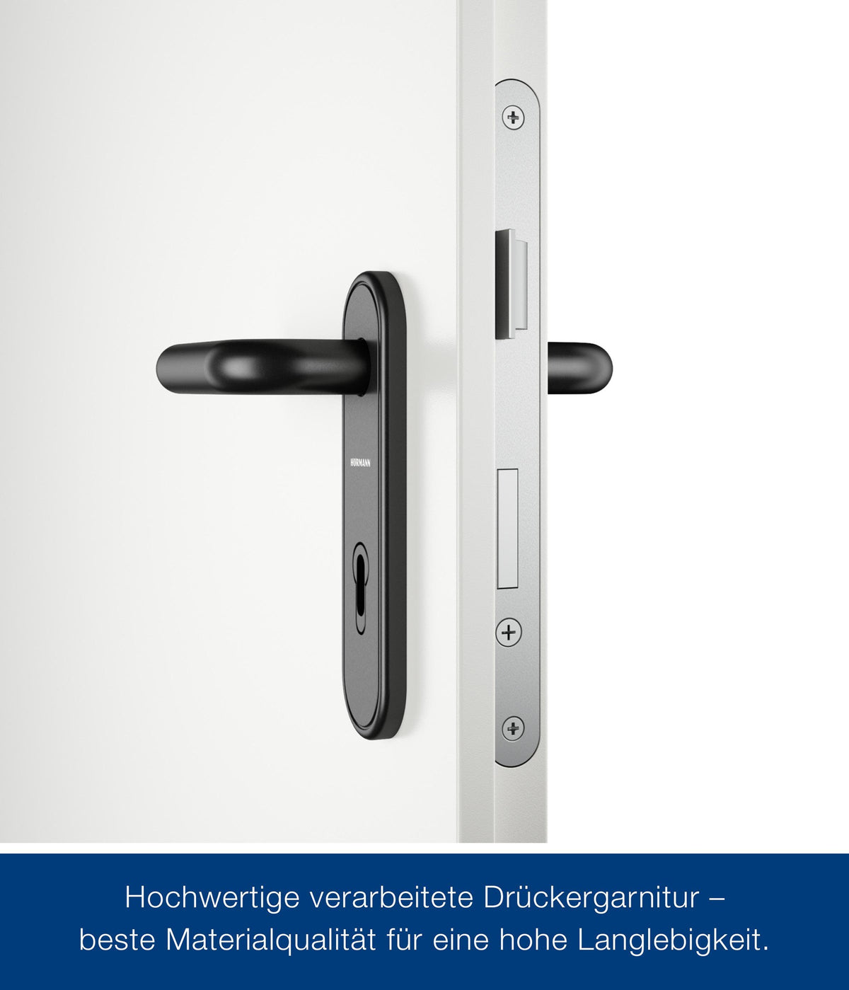 HÖRMANN ZK Mehrzwecktür Stahlblech 875x2000 mm DIN links RAL9010