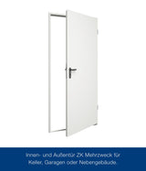 HÖRMANN ZK Mehrzwecktür Stahlblech 875x2000 mm DIN links RAL9010