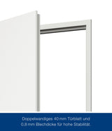 HÖRMANN ZK Mehrzwecktür Stahlblech 875x2000 mm DIN links RAL9010