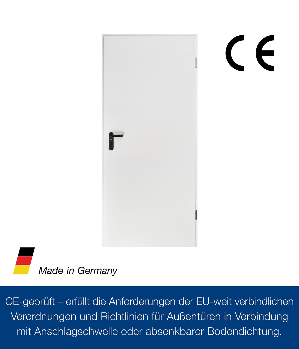 HÖRMANN ZK Mehrzwecktür Stahlblech 875x2000 mm DIN links RAL9010