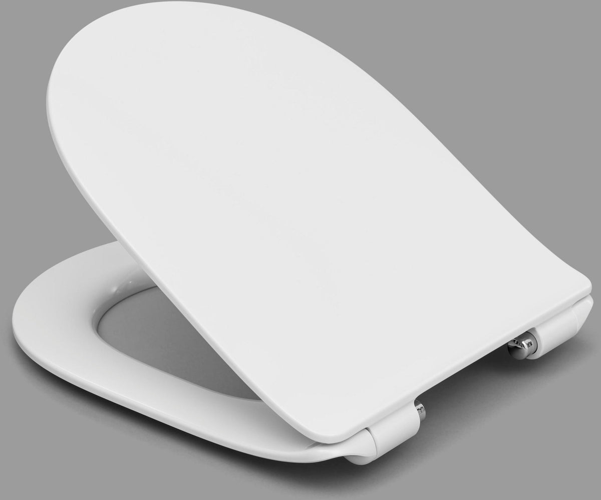 HAMBERGER WC-Sitz Ray SoftClose weiß mit Edelstahl-Steckscharnier C4302G