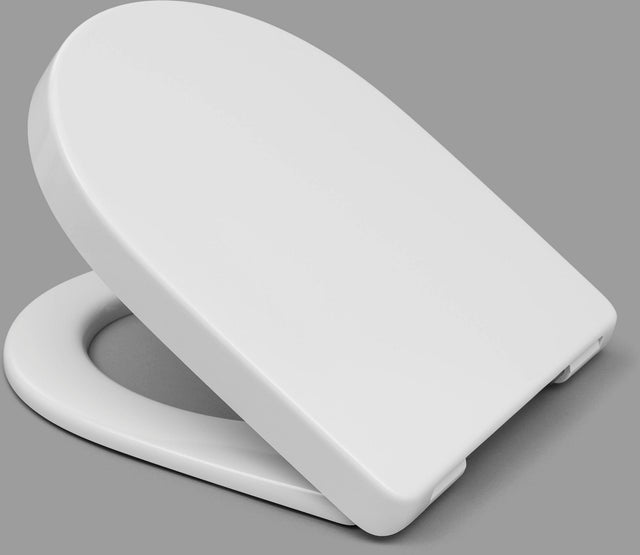 HAMBERGER HARO WC-Sitz Samar SoftClose weiß Duroplast mit Take-Off-Steckscharnier Edelstahl