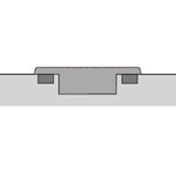 HETTICH Sensys 8657i Weitwinkelscharnier mit integrierter Dämpfung, halb vorliegend, TH 52