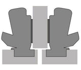 HETTICH Sensys 8657i Weitwinkelscharnier mit integrierter Dämpfung, halb vorliegend, TH 52