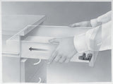 HETTICH Quadro V6 Vollauszug mit Silent System, 320 mm, Stahl verzinkt, 25 kg