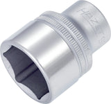 HAZET Steckschlüsseleinsatz 900 1/2 Zoll 6-kant SW 10 mm Länge 38 mm – CV-Stahl verchromt