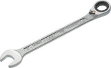 HAZET Maulringratschenschlüssel 606 SW 8 mm – umschaltbar, Ringseite 13° abgewinkelt, 60 Zähne