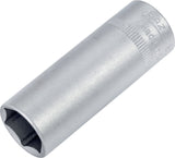 HAZET Steckschlüsseleinsatz 850LG-10 1/4 Zoll 6-kant SW 10 mm Länge 50 mm